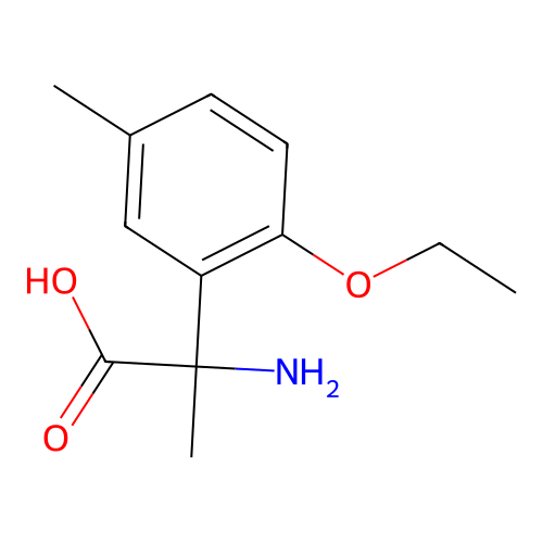 2-Amino-2-(2-ethoxy-5-methylphenyl)propanoic acid structure
