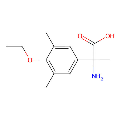 2-Amino-2-(4-ethoxy-3,5-dimethylphenyl)propanoic acid structure