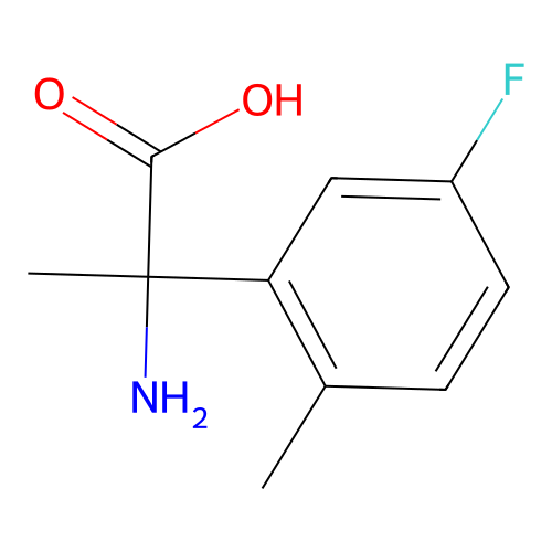 2-Amino-2-(5-fluoro-2-methylphenyl)propanoic acid structure