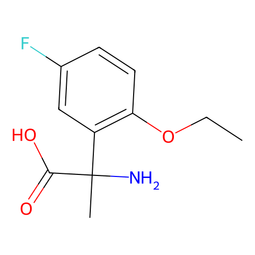 2-Amino-2-(2-ethoxy-5-fluorophenyl)propanoic acid structure
