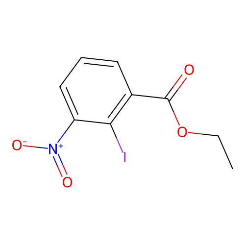 Ethyl 2-iodo-3-nitrobenzoate structure