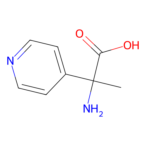2-Amino-2-pyridin-4-ylpropanoic acid structure