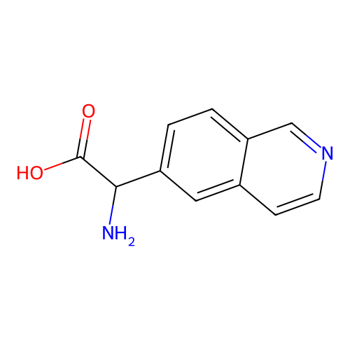 2-Amino-2-isoquinolin-6-ylacetic acid structure