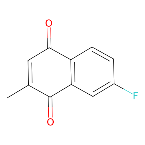 7-Fluoro-2-methylnaphthalene-1,4-dione structure
