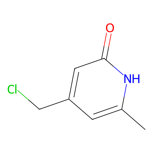 4-(Chloromethyl)-6-methylpyridin-2-ol structure