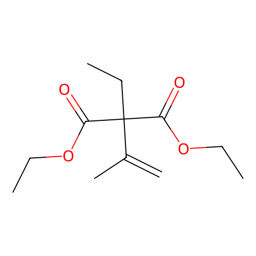 Diethyl 2-ethyl-2-prop-1-en-2-ylpropanedioate structure