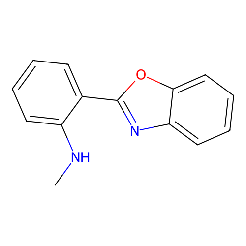 2-(1,3-benzoxazol-2-yl)-N-methylaniline structure