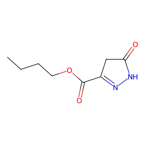 Butyl 5-oxo-1,4-dihydropyrazole-3-carboxylate structure