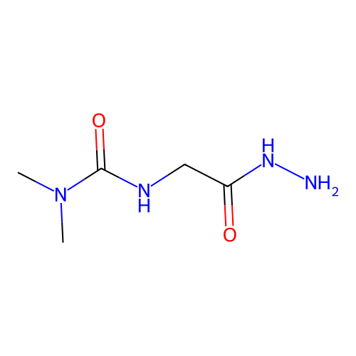 3-(2-Hydrazinyl-2-oxoethyl)-1,1-dimethylurea structure