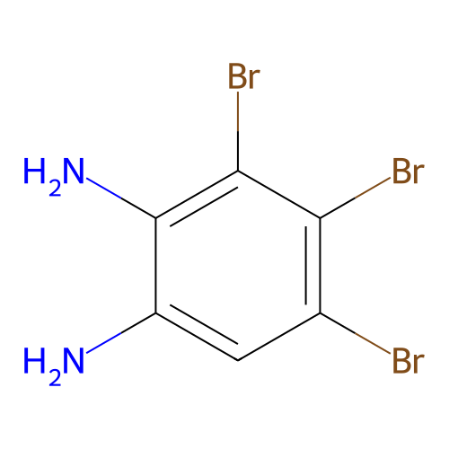 3,4,5-三溴苯-1,2-二胺 structure