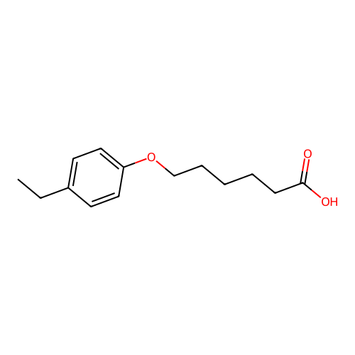 6-(4-Ethylphenoxy)hexanoic acid structure