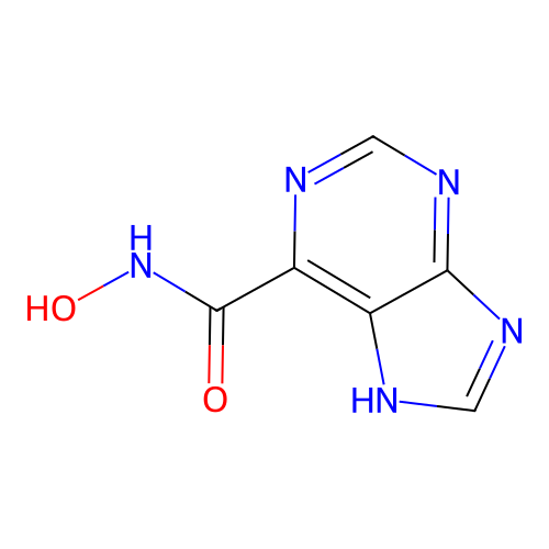 N-hydroxy-7H-purine-6-carboxamide structure