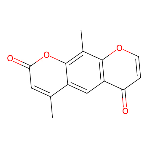 4,10-Dimethylpyrano[3,2-g]chromene-2,6-dione structure