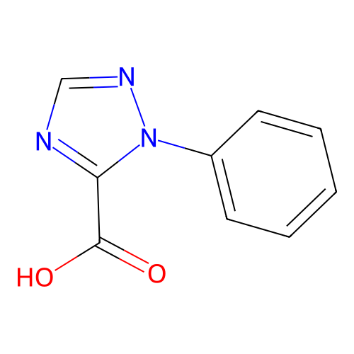 1-苯基-1H-1,2,4-三唑-5-甲酸 structure