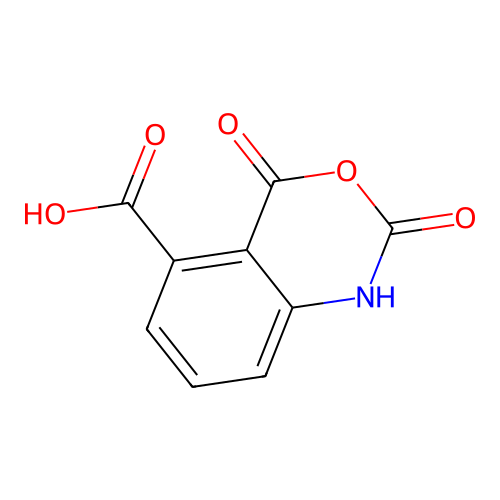 2,4-二氧代-1H-3,1-苯并噁嗪-5-甲酸 structure
