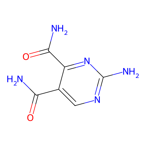 2-氨基嘧啶-4,5-二甲酰胺 structure