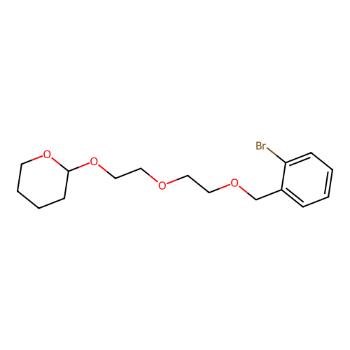 2-(2-(2-((2-Bromobenzyl)oxy)ethoxy)ethoxy)tetrahydro-2H-pyran structure