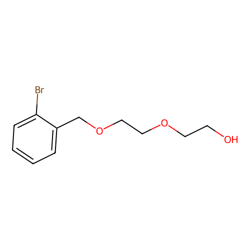 2-(2-{(2-Bromobenzyl)oxy}ethoxy)ethanol structure