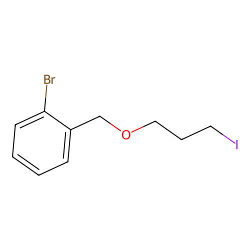 1-Bromo-2-((3-iodopropoxy)methyl)benzene structure