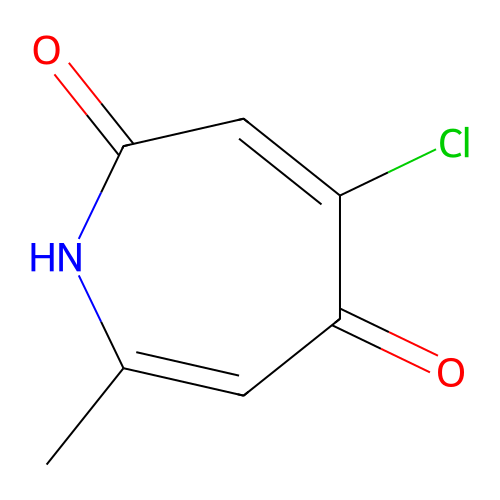 4-chloro-7-methyl-1H-azepine-2,5-dione structure