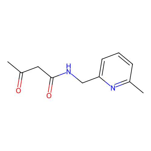 N-(6-甲基-2-吡啶基)乙酰乙酰胺 structure