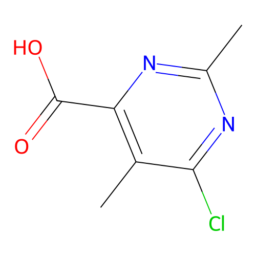 6-氯-2,5-二甲基嘧啶-4-甲酸 structure