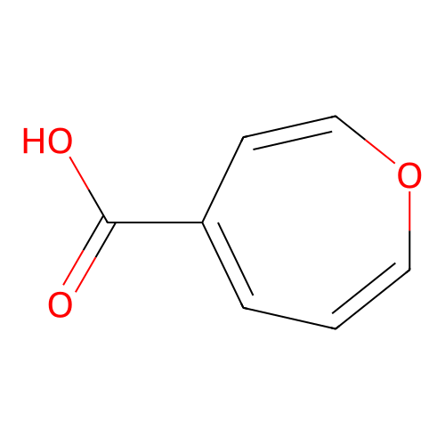 4-氧杂环庚三烯甲酸 structure