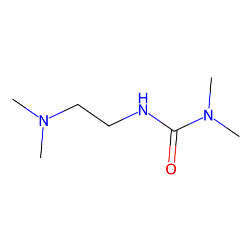 3-[2-(Dimethylamino)ethyl]-1,1-dimethylurea structure
