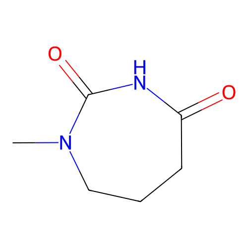 1-Methyl-1,3-diazepane-2,4-dione structure