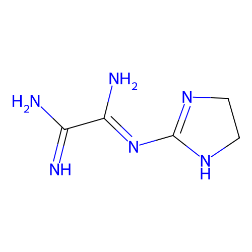 2-N'-(4,5-dihydro-1H-imidazol-2-yl)ethanediimidamide structure