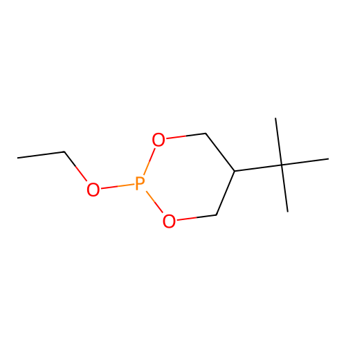 5-Tert-butyl-2-ethoxy-1,3,2-dioxaphosphinane structure
