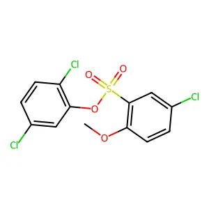 2,5-Dichlorophenyl 5-chloro-2-methoxybenzenesulfonate structure