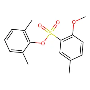 2,6-Dimethylphenyl 2-methoxy-5-methylbenzenesulfonate structure