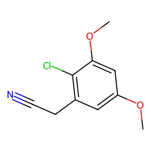 2-(2-Chloro-3,5-dimethoxyphenyl)acetonitrile structure