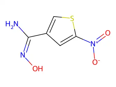N'-hydroxy-5-nitrothiophene-3-carboximidamide structure