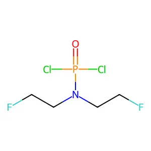 N,N-双(2-氟乙基)磷酰二氯 structure
