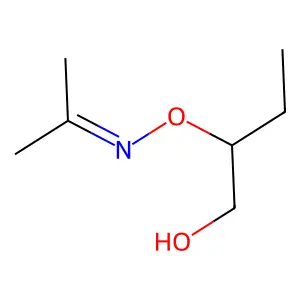 2-[(Propan-2-ylideneamino)oxy]butan-1-ol structure