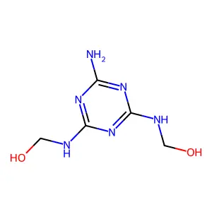 ((6-Amino-1,3,5-triazine-2,4-diyl)diimino)bismethanol structure