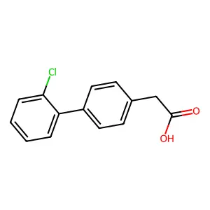 2-(2'-Chloro-[1,1'-biphenyl]-4-yl)acetic acid structure
