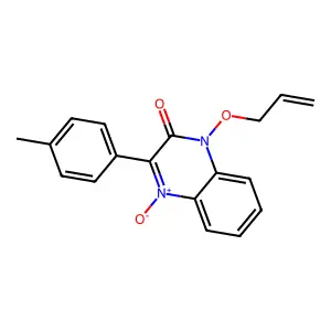 3-(4-Methylphenyl)-4-oxido-1-prop-2-enoxyquinoxalin-4-ium-2-one structure
