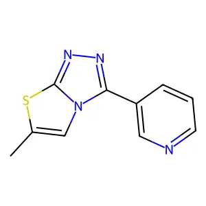 6-Methyl-3-pyridin-3-yl-[1,3]thiazolo[2,3-c][1,2,4]triazole structure