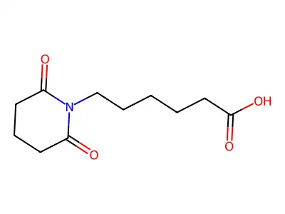 6-(2,6-Dioxopiperidin-1-yl)hexanoic acid structure