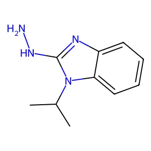 2-Hydrazinyl-1-isopropyl-1H-benzo[d]imidazole structure