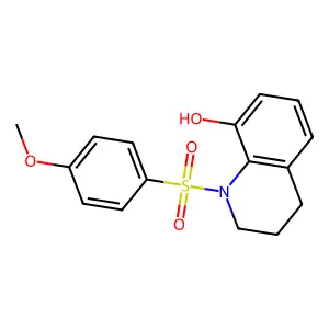 1-(4-Methoxybenzenesulfonyl)-1,2,3,4-tetrahydroquinolin-8-ol structure
