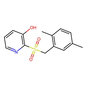 2-[(2,5-Dimethylphenyl)methylsulfonyl]pyridin-3-ol structure