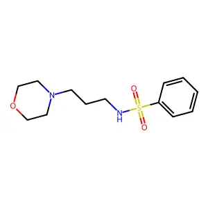 N-(3-吗啉丙基)苯磺酰胺 structure