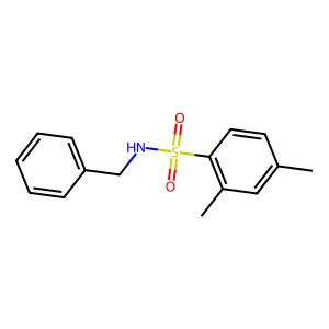 N-benzyl-2,4-dimethylbenzenesulfonamide structure