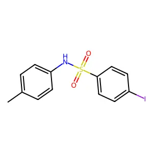 4-iodo-N-(4-methylphenyl)benzenesulfonamide structure