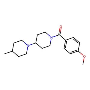 (4-Methoxyphenyl)-[4-(4-methylpiperidin-1-yl)piperidin-1-yl]methanone structure