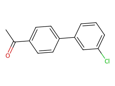 4-Acetyl-3'-chlorobiphenyl structure